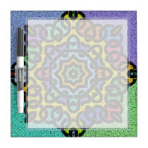 Colorful Knotwork Small Dry Erase Board