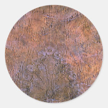 Colorful Lace Round Sticker