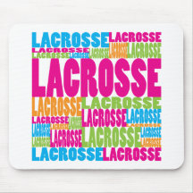 Colorful Lacrosse Mouse Mat