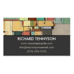 Colorful Lattice Abstract Custom Business Cards business cards