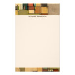 Colorful Lattice Personalized Stationery stationery