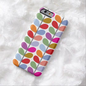 Colorful Leaf Pattern Barely There iPhone 6 Case