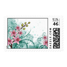 Colorful Lilies Stamps