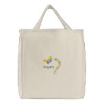 Colorful Little Dragonfly Embroidery Pattern Bags