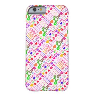 Colorful Love, Love, Love, Love, Love, Love, Love iPhone 6 Case