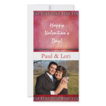 Colorful Love Photo Template Card photo cards