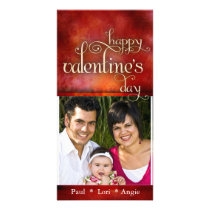 Colorful Love Photo Template Card photo cards
