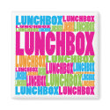 Colorful Lunchbox magnets