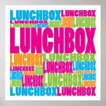 Colorful Lunchbox Posters