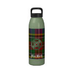 Colorful MacBeth Tartan Plaid Water Bottle