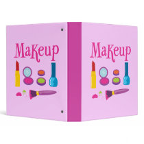 Colorful Makeup Binders