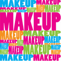 Colorful Makeup photo sculptures by busybees Colorful Makeup photo sculptures
