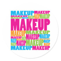 Colorful Makeup stickers