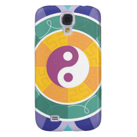 Colorful Mandala Ying Yang Designs Gifts HTC Vivid Case