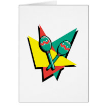 Colorful Maracas cards
