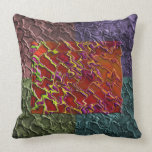 Colorful Marble Like Abstract Art Pillows