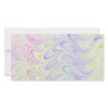 colorful marble pattern customized photo card