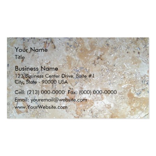 Colorful Marble Patterns Business Card Templates (front side)