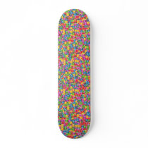 COLORFUL MARBLE SKATEBOARD