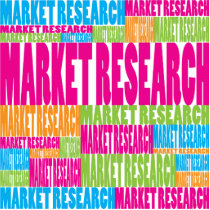 Colorful Market Research photo sculptures