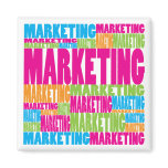 Colorful Marketing magnets