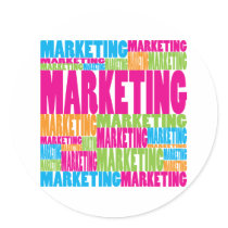 Colorful Marketing Round Sticker