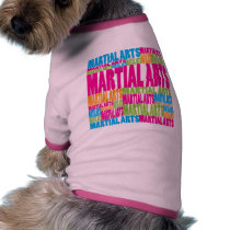 Colorful Martial Arts pet clothing