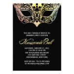 Colorful Mask Masquerade Invitations