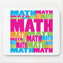 Colorful Math mousepads