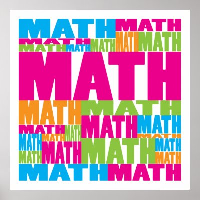 Colorful Math Posters