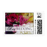 Colorful mAY Wedding Stamps