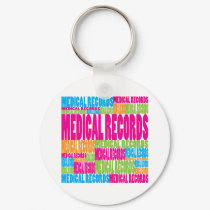Colorful Medical Records keychains by busybees Colorful Medical Records keychains