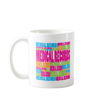 Colorful Medical Records mugs by busybees Colorful Medical Records mugs