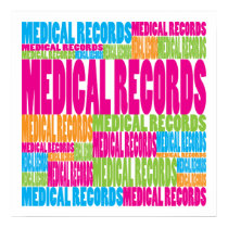 Colorful Medical Records posters by busybees Colorful Medical Records posters