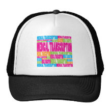 Colorful Medical Transcription Trucker Hats