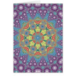 Colorful Meditation Mandala Greeting Card