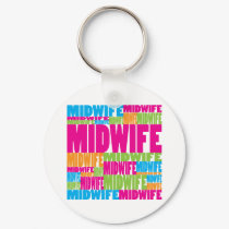 Colorful Midwife keychains