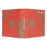 Colorful Mineral - Orange and Green (2in) Vinyl Binder