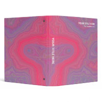Colorful Mineral - Red and Blue (1in) Binder