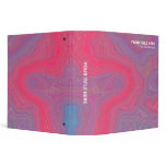 Colorful Mineral - Red and Blue (2in) 3 Ring Binders