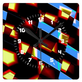 Colorful Modern Abstract Wall Clock