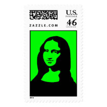 Colorful Mona postage by lonvig Colorful Mona postage
