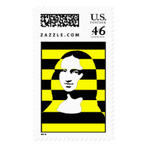 Colorful Mona postage by lonvig Colorful Mona postage