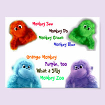 Colorful Monkeys posters