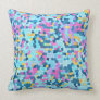 Colorful Mosaic / Blue Pink Yellow pillow