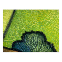Colorful Mossy Twig Postcards