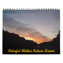 Colorful Mother Nature Scenes Calender Calendars