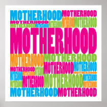 Colorful Motherhood Poster