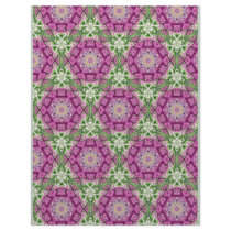 Colorful multicolor repeat patterns letterhead