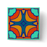 Colorful multicolor tile patterns buttons